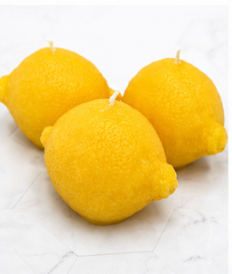 Amalfi Lemon Candle Trio 🍋