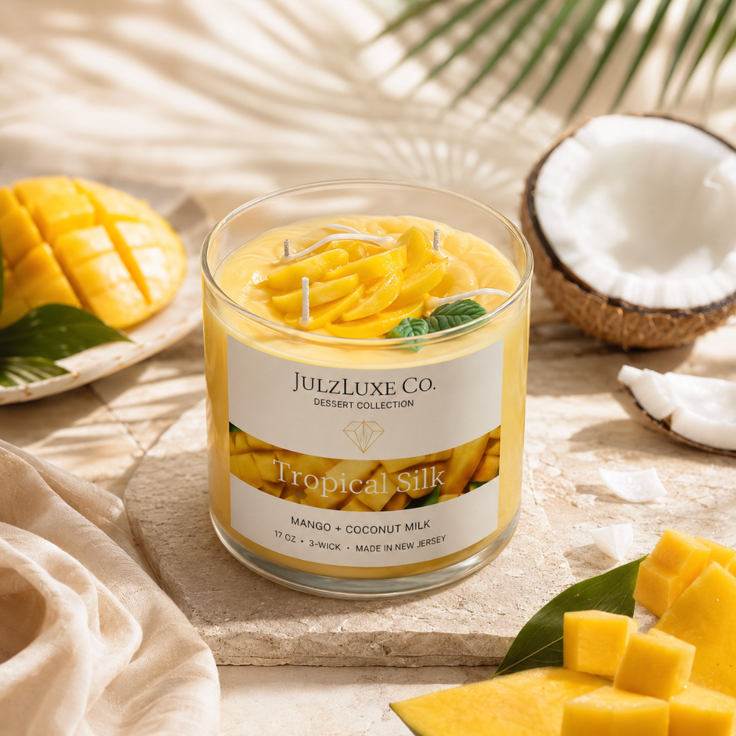 Tropical Silk | Mango & Coconut Milk Candle