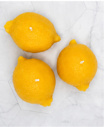 Amalfi Lemon Candle Trio 🍋