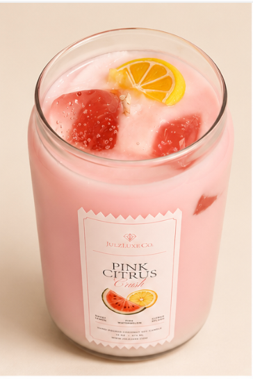 Pink Citrus Crush Candle