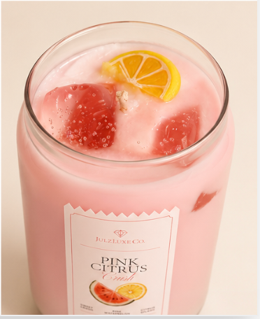 Pink Citrus Crush Candle