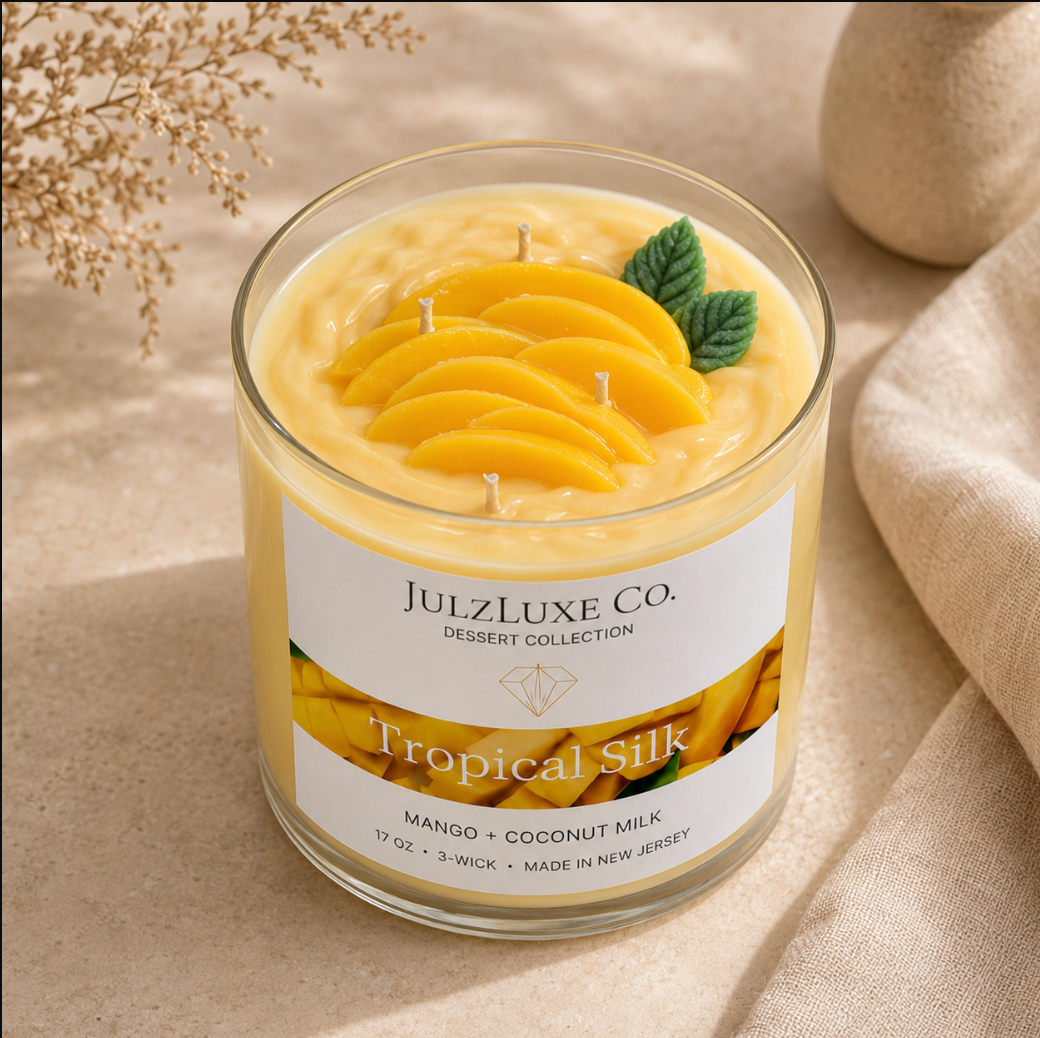 Tropical Silk | Mango & Coconut Milk Candle