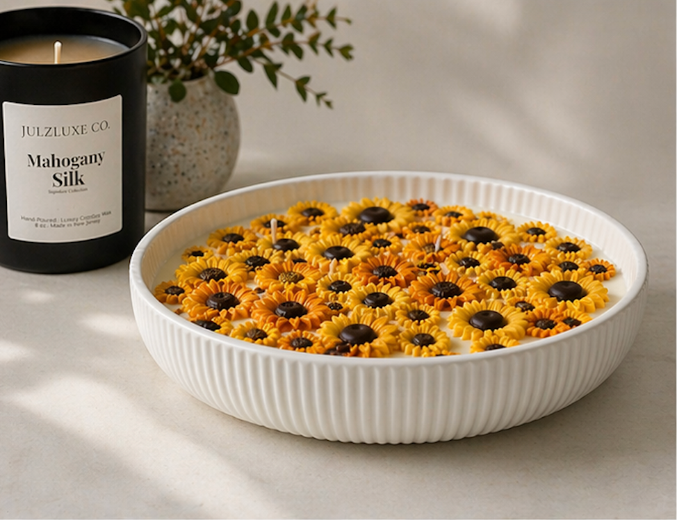 Sunflower Statement Candle (Beba-Inspired Edition)