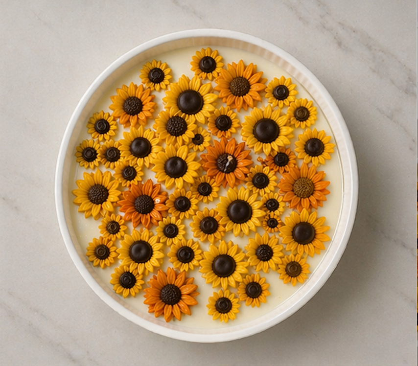Sunflower Statement Candle (Beba-Inspired Edition)