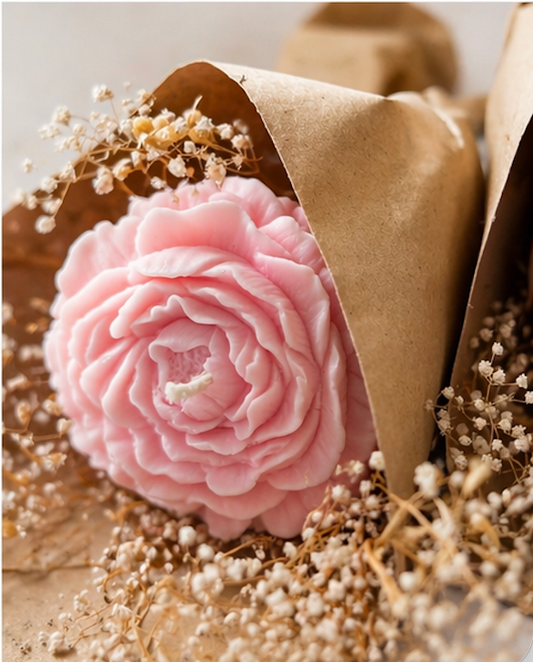 Rose Blossom Candle Bouquet