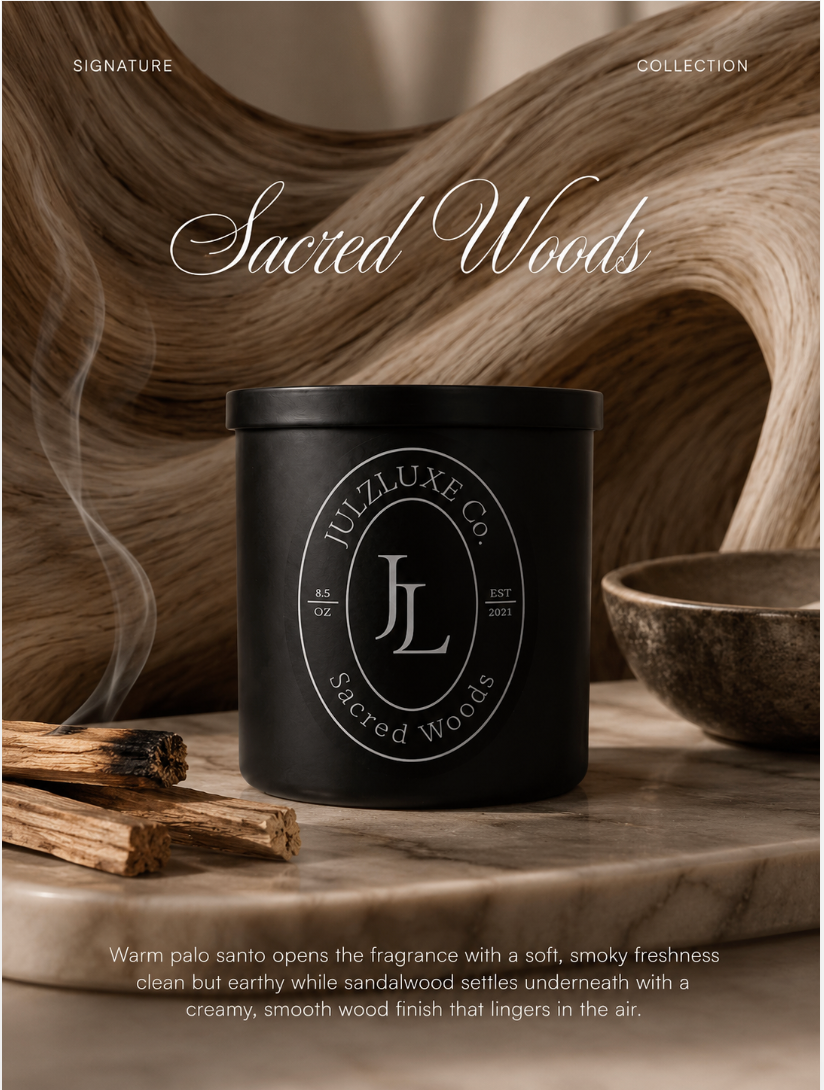 Sacred Woods | Palo Santo & Sandalwood Candle