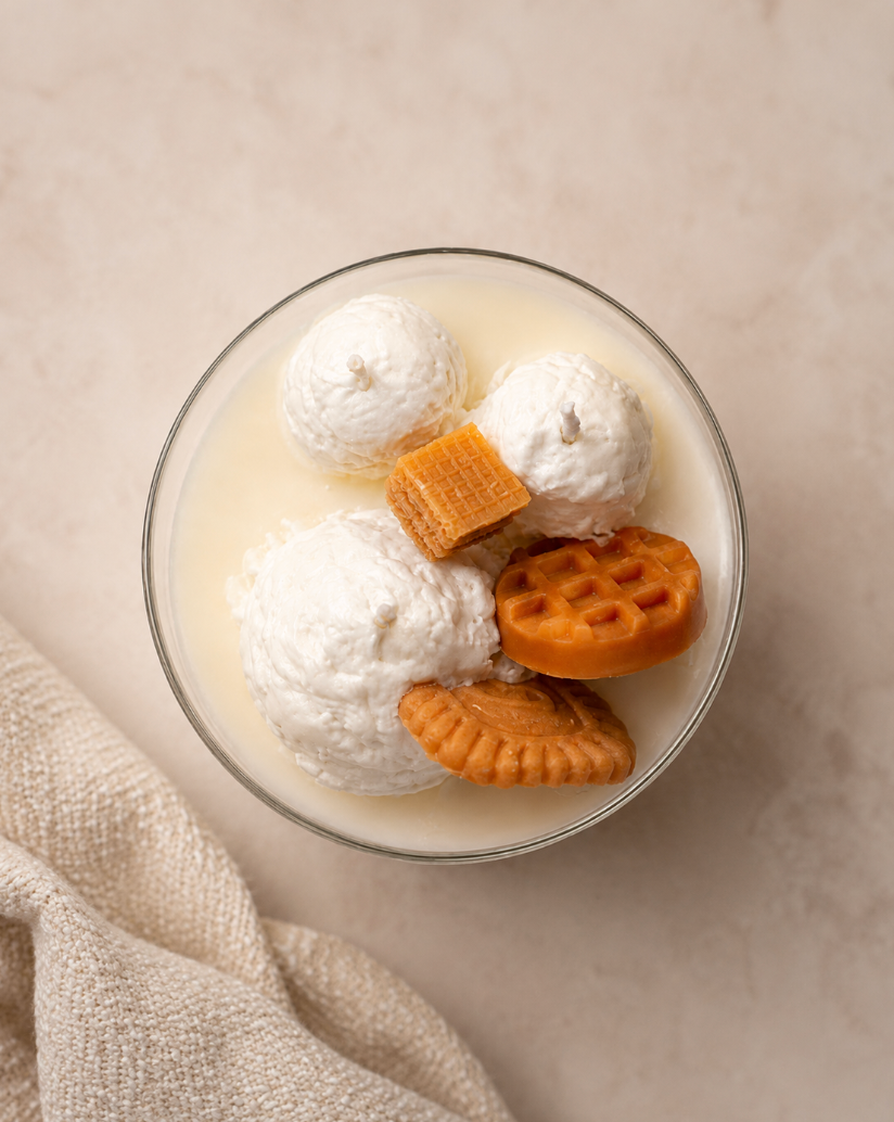 Sweet Vanilla Cloud | Vanilla Ice Cream & Cookie Crumbs Candle